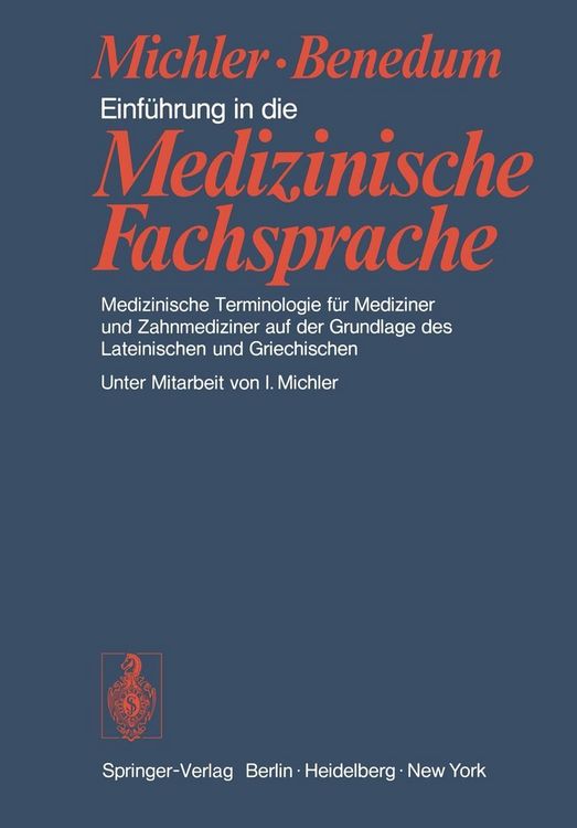 Produktbild: Einf&uuml;hrung in die Medizinische Fachsprache