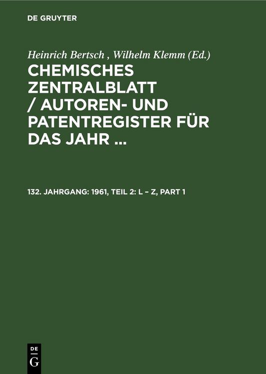 Produktbild: 1961, Teil 2: L &ndash; Z