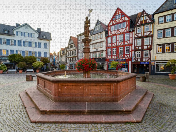 Produktbild: CALVENDO Puzzle Ein Motiv aus dem Kalender Butzbach Impressionen | 1000 Teile Lege-Gr&ouml;&szlig;e 64x48cm Foto-Puzzle f&uuml;r gl&uuml;ckliche Stunden