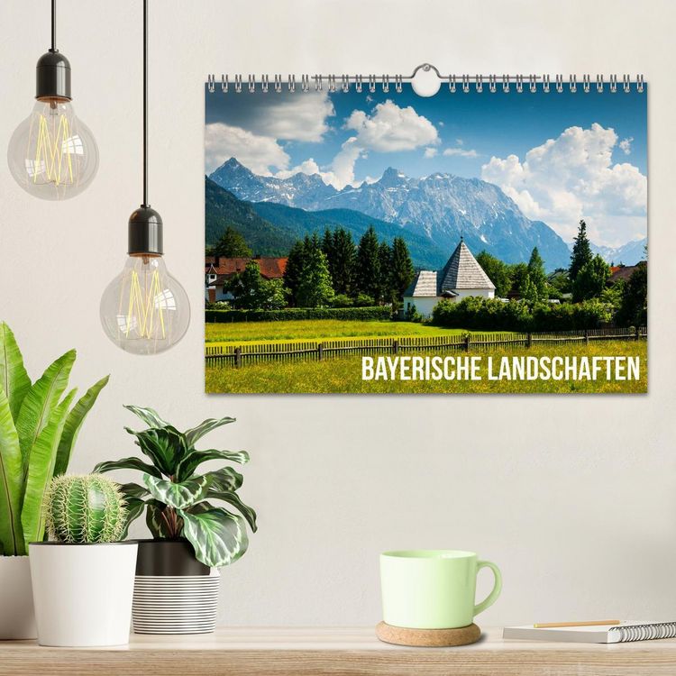 Produktbild: Bayerische Landschaften (Wandkalender 2026 DIN A4 quer), CALVENDO Monatskalender