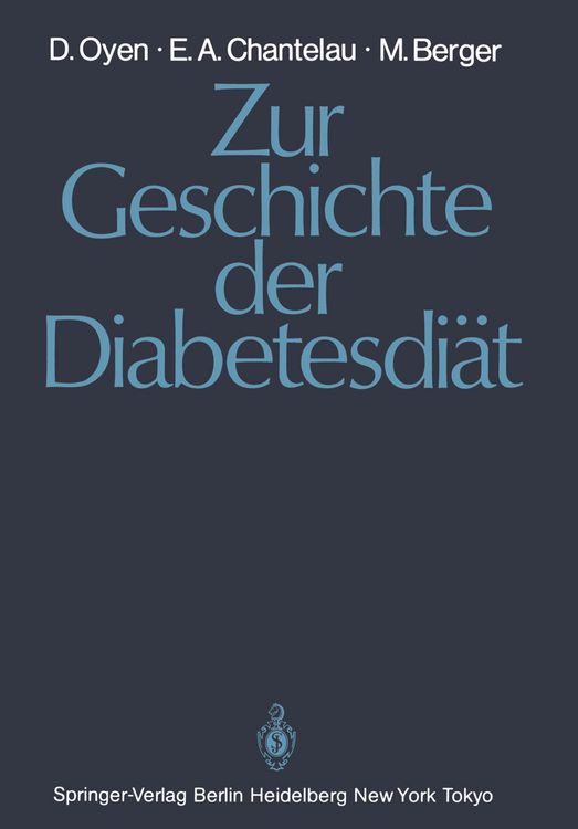 Produktbild: Zur Geschichte der Diabetesdi&auml;t