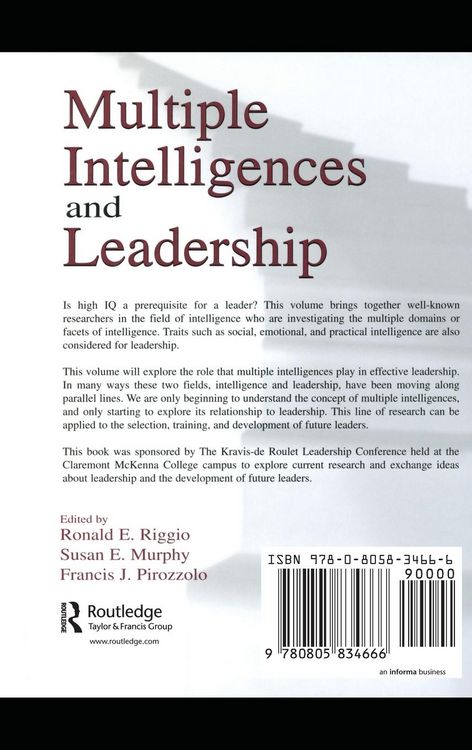 Produktbild: Multiple Intelligences and Leadership