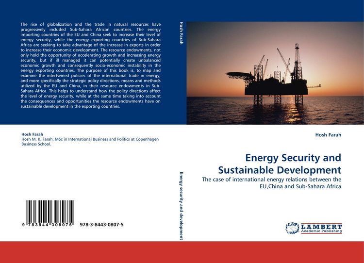 Produktbild: Energy Security and Sustainable Development