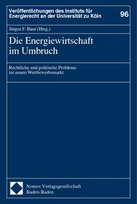 Produktbild: Die Energiewirtschaft im Umbruch