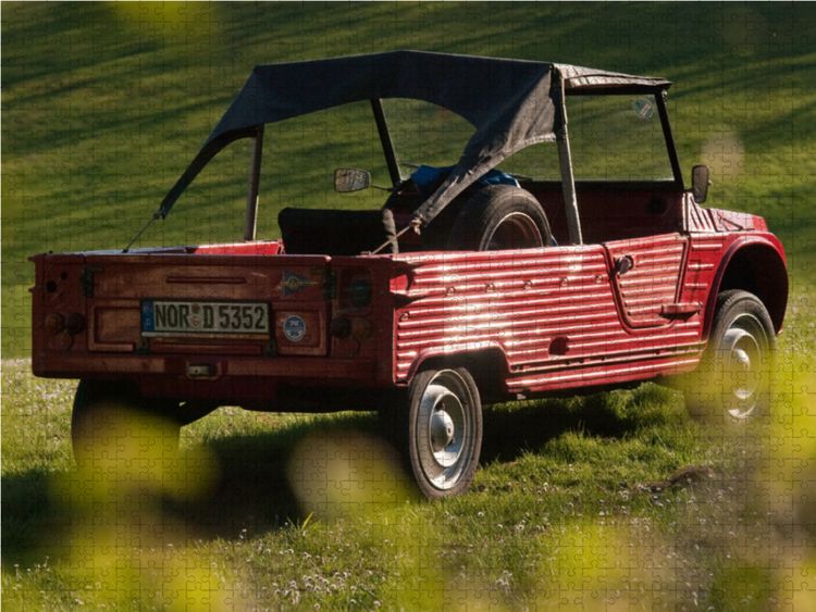 Produktbild: CALVENDO Puzzle Mehari - ein 2CV Derivat 1000 Teile Lege-Gr&ouml;&szlig;e 64 x 48 cm Foto-Puzzle Bild von Meike B&ouml;lts