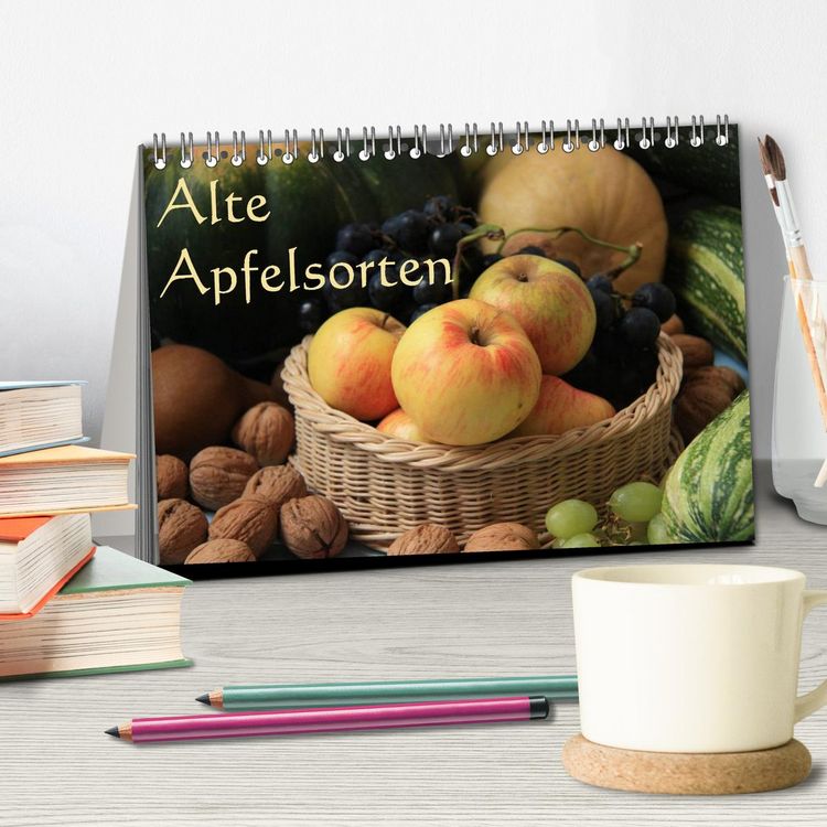 Produktbild: Alte Apfelsorten (Tischkalender 2026 DIN A5 quer), CALVENDO Monatskalender