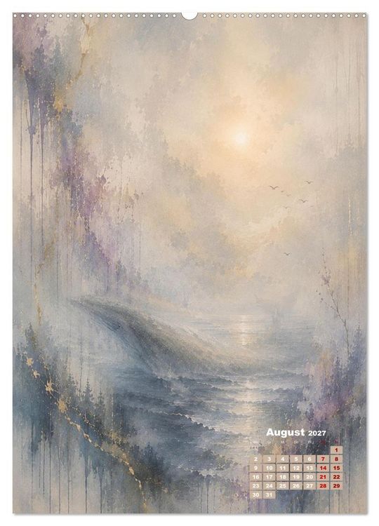 Produktbild: Stille Formen (hochwertiger Premium Wandkalender 2027 DIN A2 hoch), Kunstdruck in Hochglanz