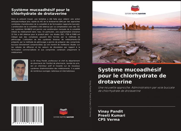 Produktbild: Syst&egrave;me mucoadh&eacute;sif pour le chlorhydrate de drotaverine