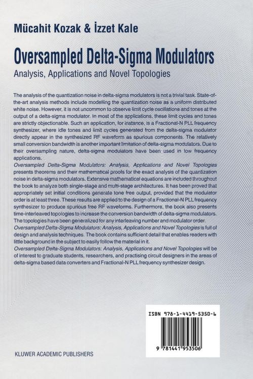 Produktbild: Oversampled Delta-Sigma Modulators
