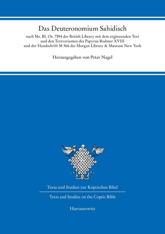 Produktbild: Das Deuteronomium sahidisch