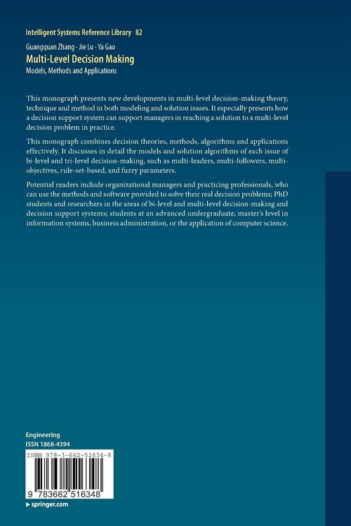 Produktbild: Multi-Level Decision Making