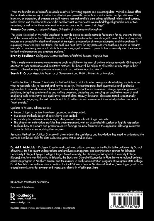 Produktbild: Research Methods for Political Science
