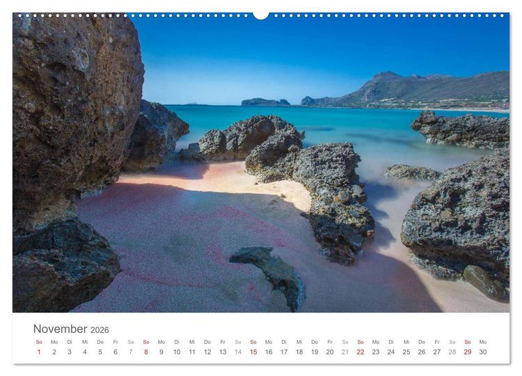 Produktbild: Kreta - Naturlandschaften (Wandkalender 2026 DIN A2 quer), CALVENDO Monatskalender
