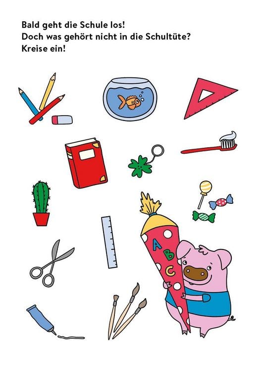 Produktbild: Mein bunter Lernspielblock &ndash; Vorschule: Vergleichen, Kombinieren, R&auml;tseln