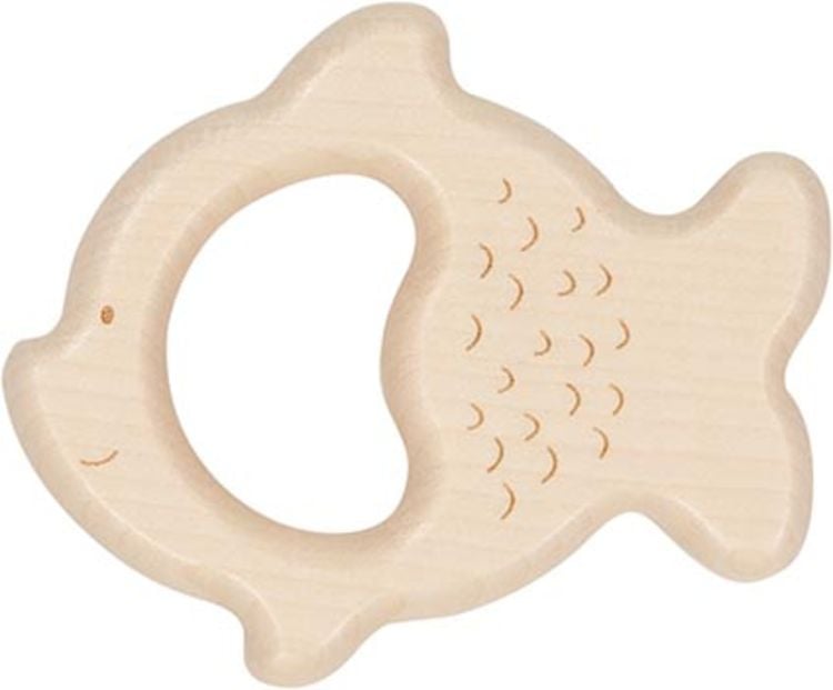 Produktbild: Goki 65258 - Greifling Fischrassel, natur