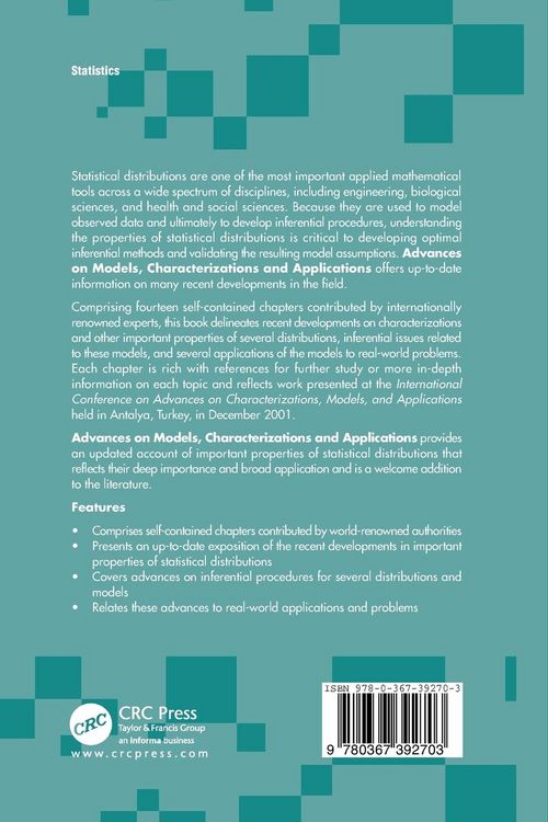 Produktbild: Advances on Models, Characterizations and Applications