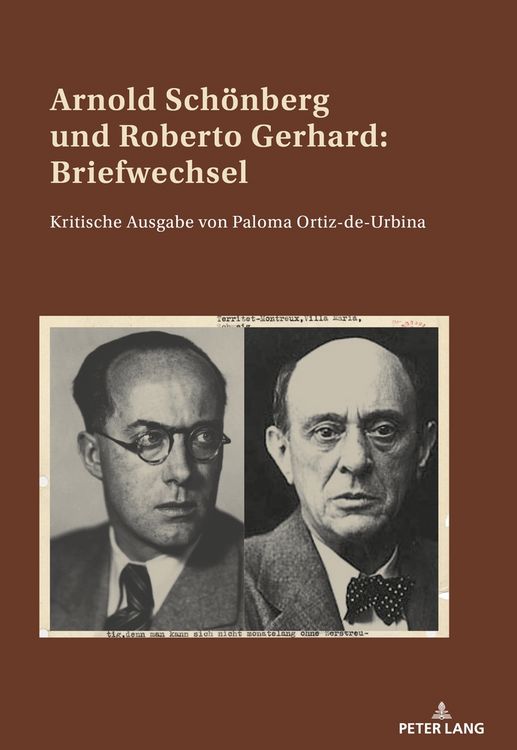 Produktbild: Arnold Sch&ouml;nberg und Roberto Gerhard: Briefwechsel