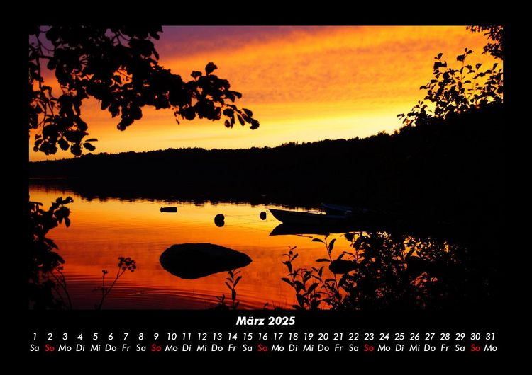 Produktbild: Tage am See 2025 Fotokalender DIN A3