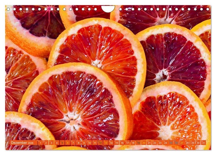 Produktbild: ORANGE - Gem&uuml;se und Obst -Vitaminreich (Wandkalender 2026 DIN A4 quer), CALVENDO Monatskalender