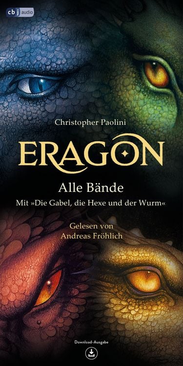 Produktbild: ERAGON. Alle vier B&auml;nde und &rdquo;Die Gabel, die Hexe und der Wurm&rdquo;