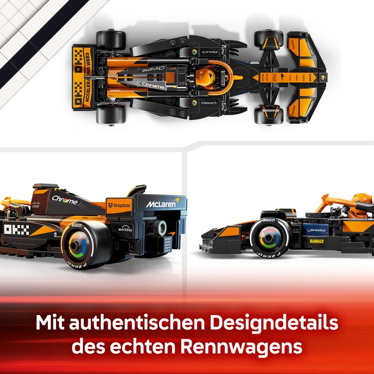 Produktbild: LEGO Speed Champions McLaren F1 Team MCL38 Rennauto Modell 77251