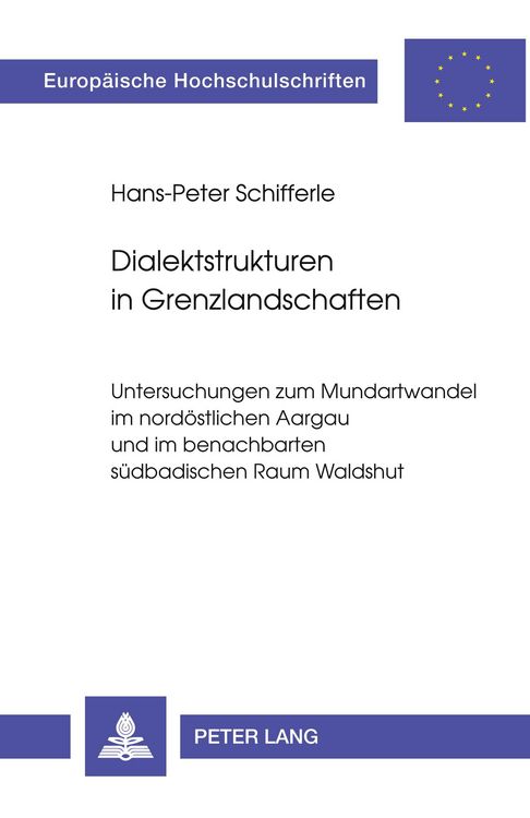 Produktbild: Dialektstrukturen in Grenzlandschaften