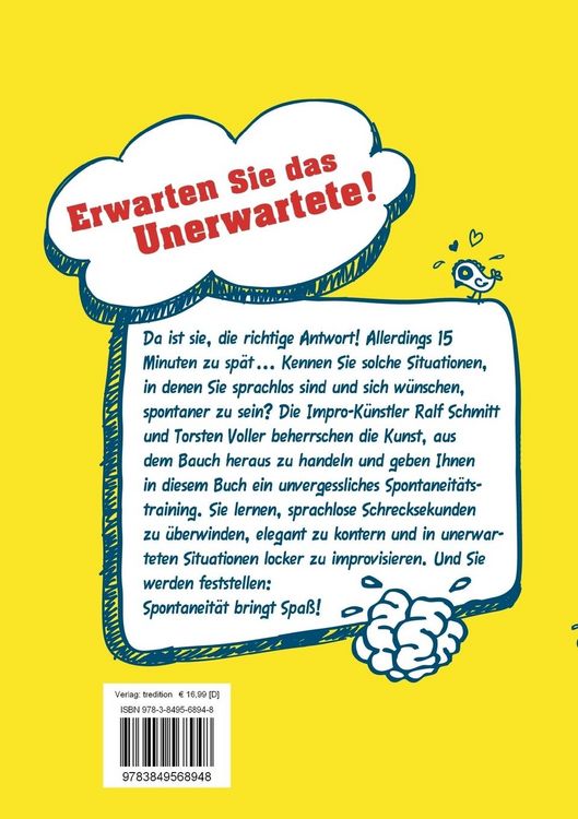 Produktbild: Ich bin total spontan - wenn man mir rechtzeitig Bescheid gibt