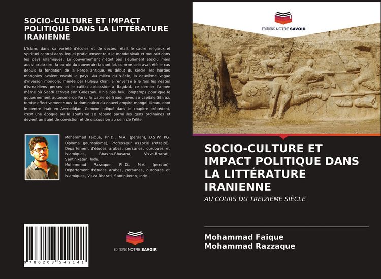 Produktbild: SOCIO-CULTURE ET IMPACT POLITIQUE DANS LA LITT&Eacute;RATURE IRANIENNE