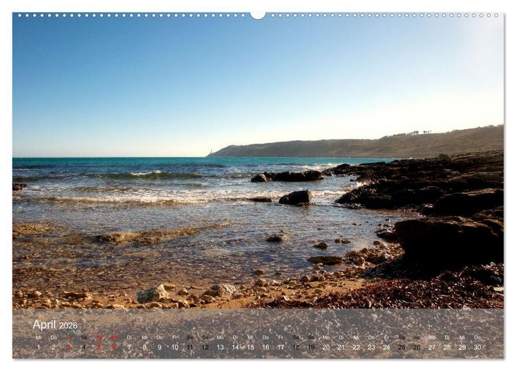 Produktbild: Der K&uuml;ste entlang im Salento (Wandkalender 2026 DIN A2 quer), CALVENDO Monatskalender
