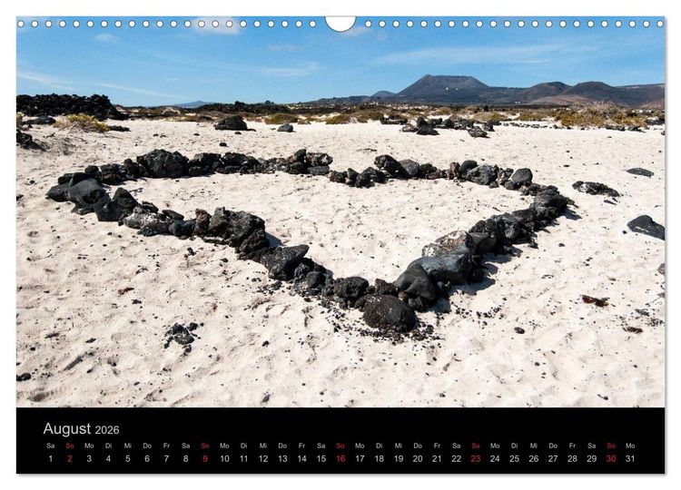 Produktbild: Unterwegs auf Lanzarote (Wandkalender 2026 DIN A3 quer), CALVENDO Monatskalender