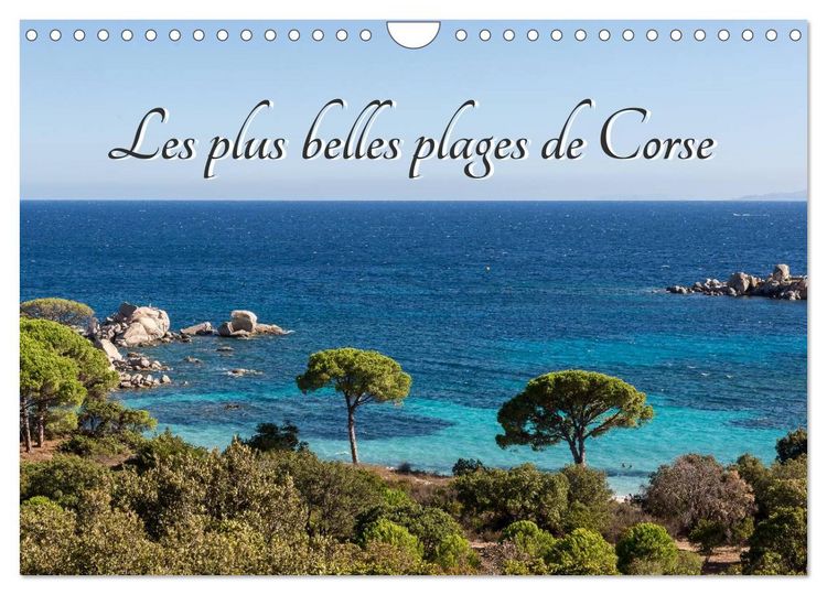 Produktbild: Les plus belles plages de Corse (Calendrier mural 2026 DIN A4 vertical), CALVENDO calendrier mensuel