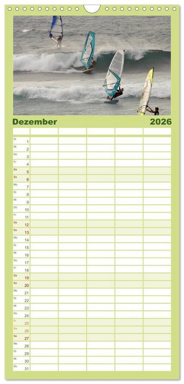 Produktbild: Familienplaner 2026 - Hawaii - Land of Aloha mit 5 Spalten (Wandkalender, 21 x 45 cm) CALVENDO