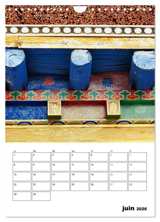 Produktbild: L'Inde du Nord (Calendrier mural 2026 DIN A4 horizontal), CALVENDO calendrier mensuel