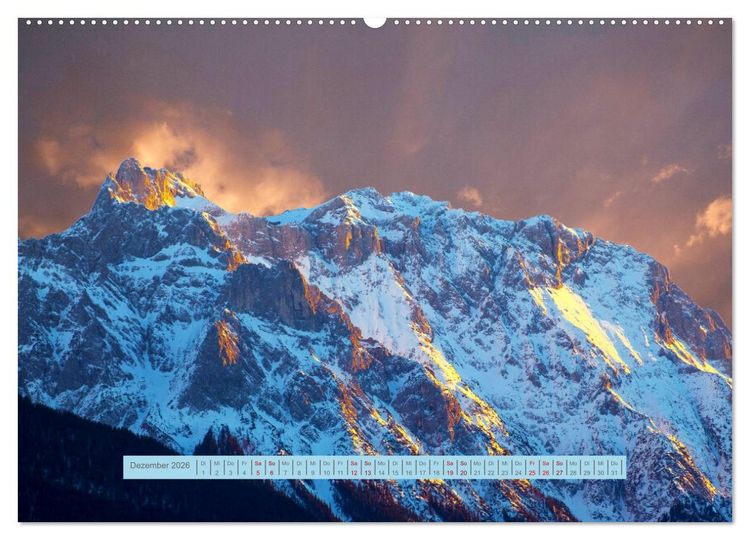 Produktbild: Mittenwald rundherum ein Wintertraum (hochwertiger Premium Wandkalender 2026 DIN A2 quer), Kunstdruck in Hochglanz