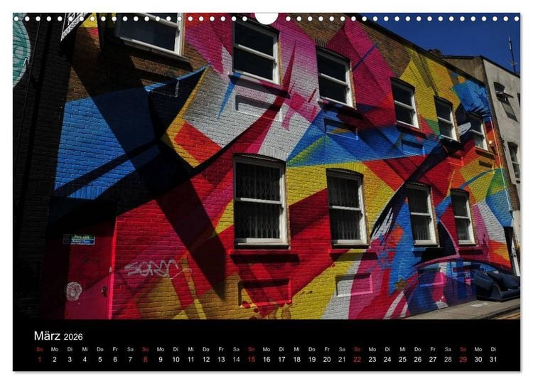 Produktbild: Urbane Kunst - Streetart 2026 (Wandkalender 2026 DIN A3 quer), CALVENDO Monatskalender