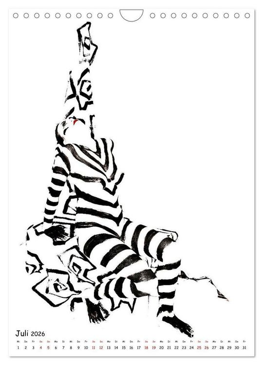 Produktbild: MEL Bodypainting von fru.ch (Wandkalender 2026 DIN A4 hoch), CALVENDO Monatskalender