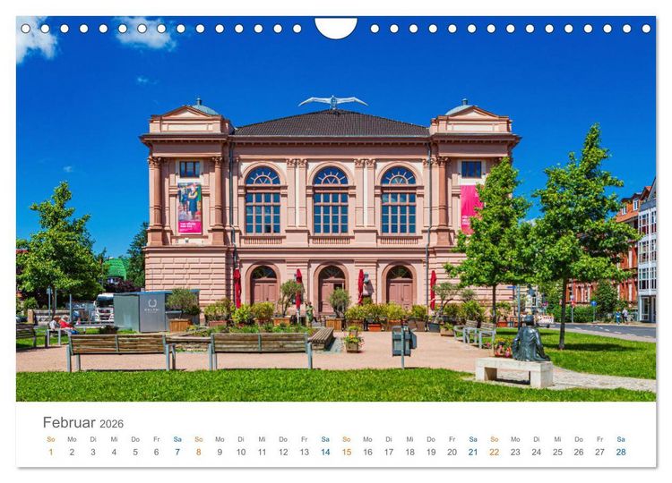 Produktbild: Eisenach - zu F&uuml;&szlig;en der Wartburg (Wandkalender 2026 DIN A4 quer), CALVENDO Monatskalender
