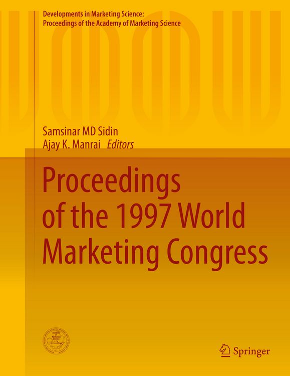 Produktbild: Proceedings of the 1997 World Marketing Congress