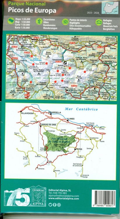 Produktbild: Parque Nacional Picos de Europa 1:50000
