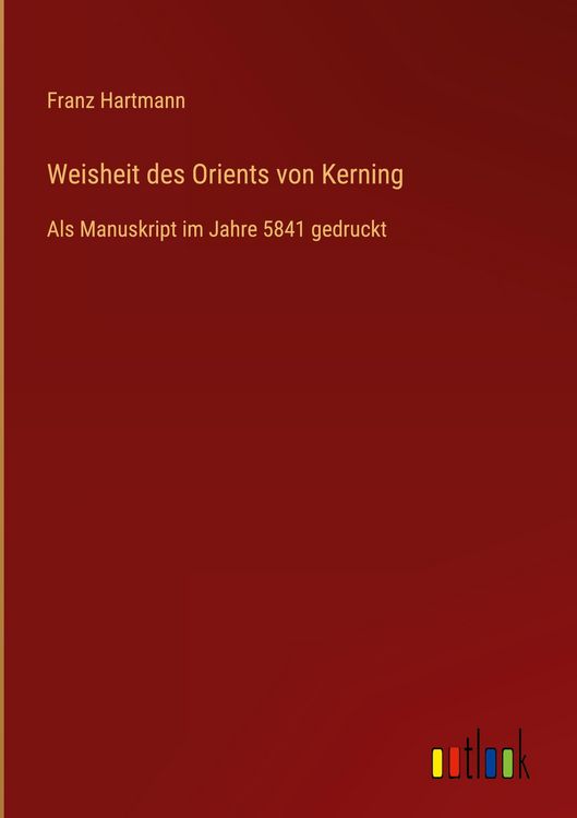 Produktbild: Weisheit des Orients von Kerning