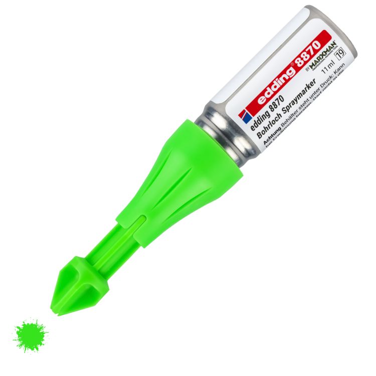 Produktbild: EDDING&reg; Bohrloch Spraymarker 8870 by MARXMAN, neongr&uuml;n