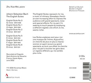 Produktbild: J.S. Bach: Die Englischen Suiten BWV 806-811