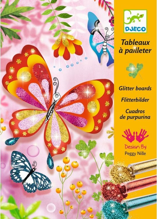 Produktbild: Glitzersand Schmetterlinge
