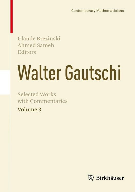 Produktbild: Walter Gautschi, Volume 3