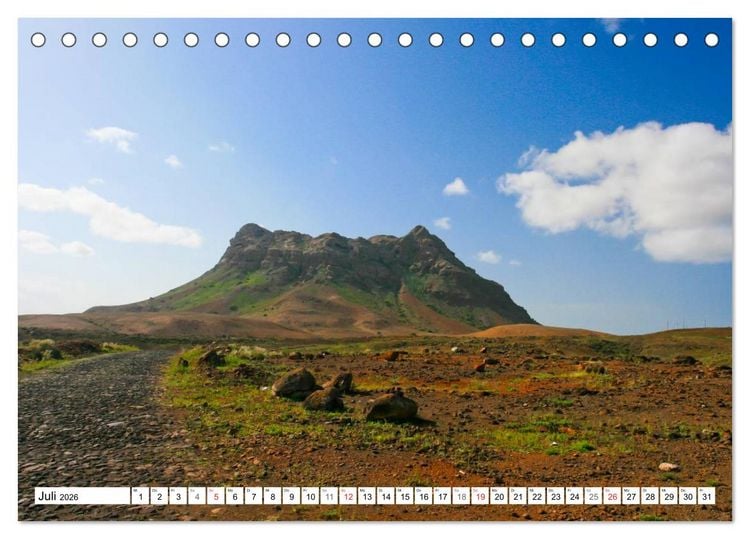 Produktbild: Boa Vista - Kapverden. Die Gem&uuml;tliche (Tischkalender 2026 DIN A5 quer), CALVENDO Monatskalender