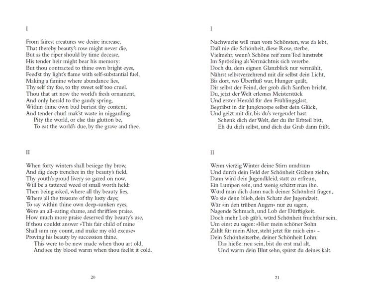 Produktbild: Sonette / Sonnets (Shakespeare Gesamtausgabe, Band 38) - zweisprachige Ausgabe