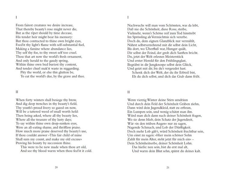 Produktbild: Sonette / Sonnets (Shakespeare Gesamtausgabe, Band 38) - zweisprachige Ausgabe