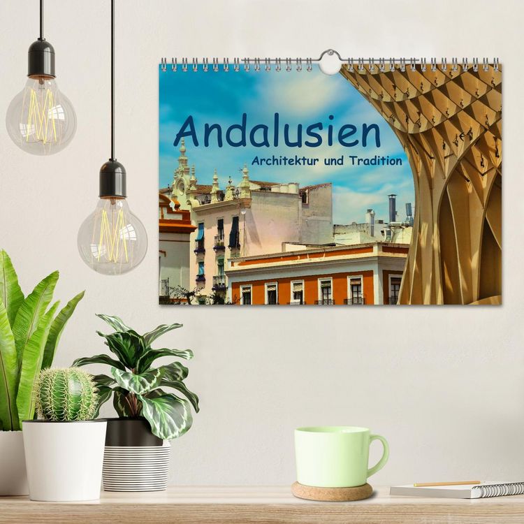 Produktbild: Andalusien, Architektur und Tradition (Wandkalender 2026 DIN A4 quer), CALVENDO Monatskalender