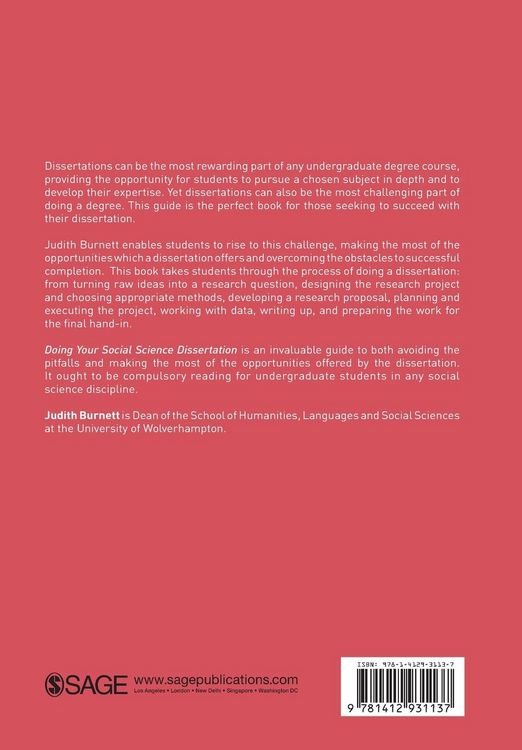 Produktbild: Doing Your Social Science Dissertation