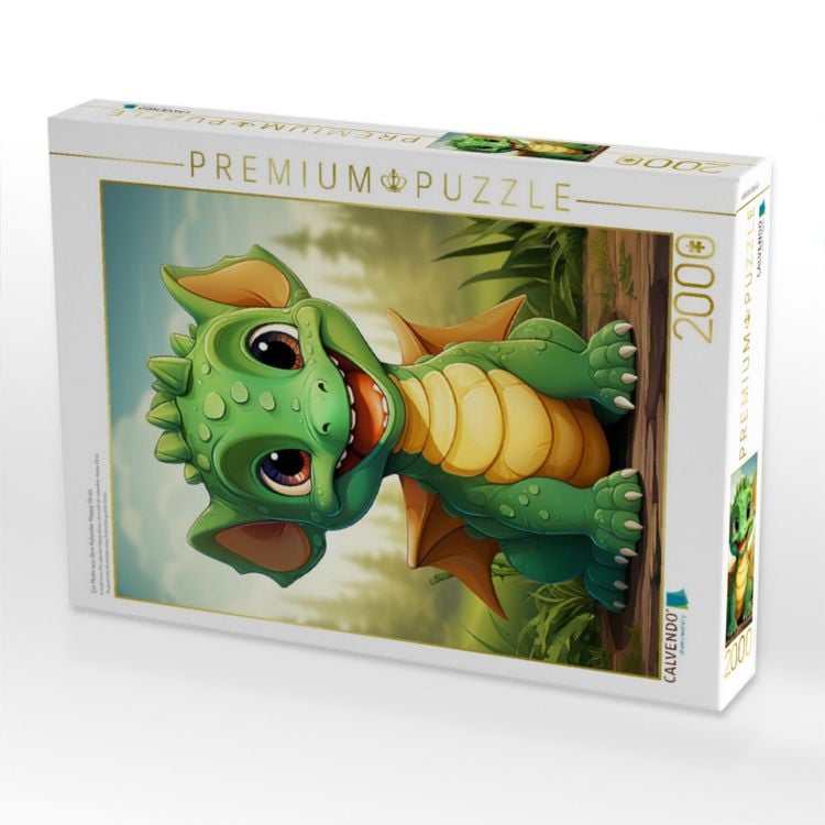 Produktbild: CALVENDO Puzzle Ein Motiv aus dem Kalender Happy Dinos | 2000 Teile Lege-Gr&ouml;&szlig;e 90x67cm Foto-Puzzle f&uuml;r gl&uuml;ckliche Stunden